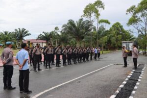 Bantu Amankan Pilkades di Pasar, Polres PPU Kirim Puluhan Personel