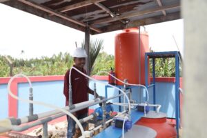 PT Pertamina Hulu Sanga Sanga Berikan Akses Air Bersih Untuk 354 Kepala Keluarga Melalui Inovasi Water Supply Sistem di Desa Saliki