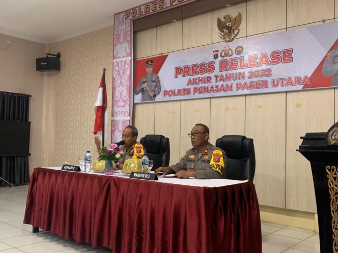 
					Polres PPU Gelar Press Release Akhir Tahun, Kriminalitas dan Lakalantas Alami Peningkatan!