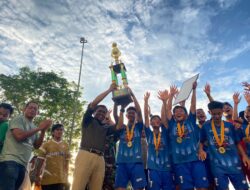 Hamdam Resmi Tutup Turnamen Sepak Bola Piala Bupati Cup I di PPU