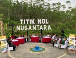 Tokoh Masyarakat PPU Curhat Bareng Jajaran Polda dan Polres PPU di Titik Nol IKN 