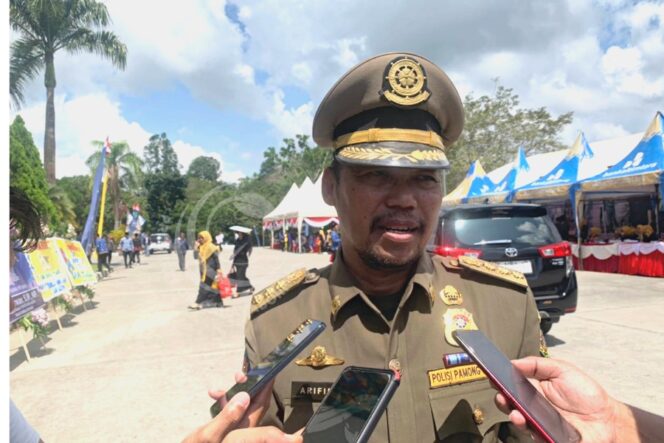 
					Caption: Kepala Satpol-PP Penajam Paser Utara Arifin | Poto: Tim Redaksi CahayaBorneo.com