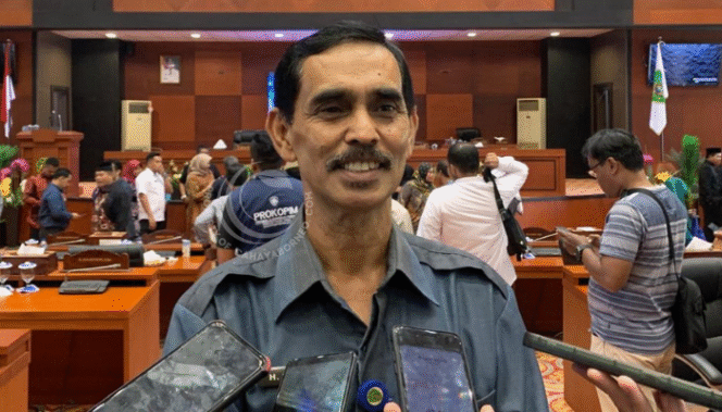 
					Caption: Kepala Dinas Pemberdayaan Masyarakat Desa (DPMD) Penajam Paser Utara (PPU) Saidin | Poto: Tim Redaksi CahayaBorneo.com