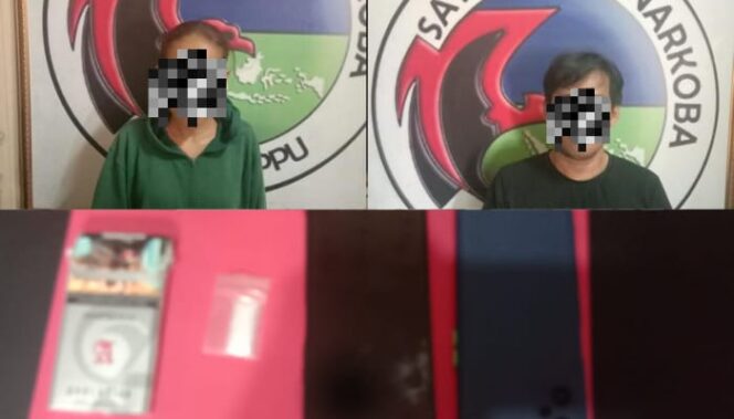 
					Caption: Tersangka penyalahgunaan narkotika diamankan Satreskoba Polres PPU | Poto: Istimewa
