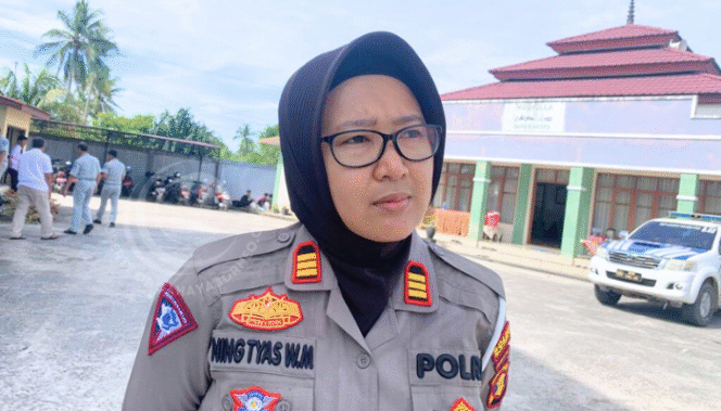 
					Caption: Kasat Lantas Polres PPU AKP Ning Tyas Widyas Mita | Poto: Tim CahayaBorneo.com