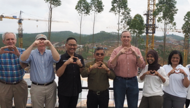 
					Caption: Delegasi Kongres AS Apresiasi Pembangunan Kota Hutan IKN | Poto: Istimewa