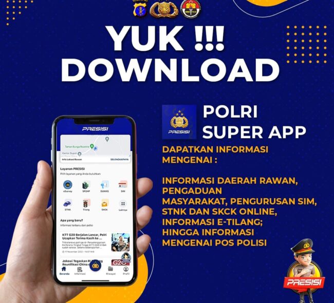 Download Aplikasi Polri Super App di PlayStore dan App Store