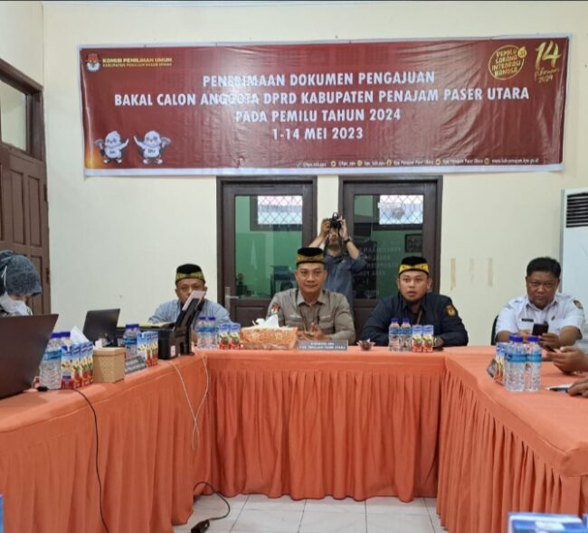 Baru Satu Parpol Daftarkan Bacaleg di KPU Kabupaten Penajam Paser Utara