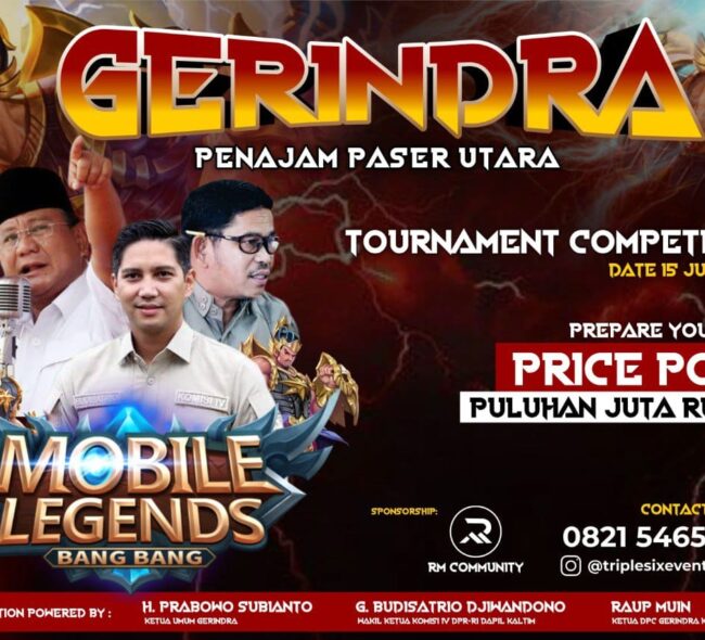 Gerindra MLBB Competition Siap Digelar, Total Hadiah Puluhan Juta Rupiah