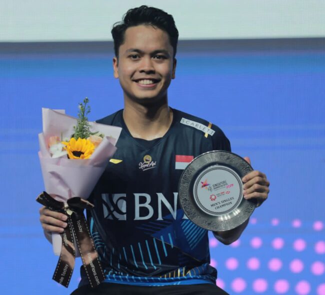 Anthony Ginting Juara Singapore Open 2023, Ulangi Kejayaan Tahun Lalu 