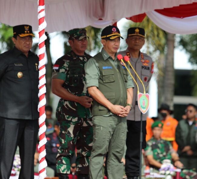 Kepala BNPB Pimpin Apel dan Rakor Antisipasi Karhutla Kalimantan Tengah