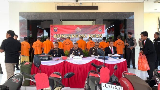 
					Pres Rilis Polres Penajam Paser Utara. Dok. CahayaBorneo.com