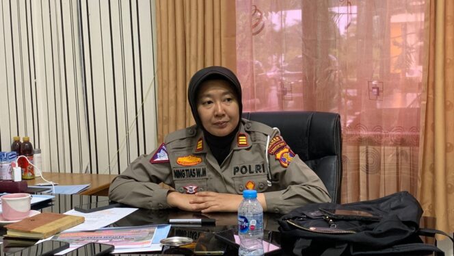 
					Kepala Satuan Lalu Lintas Polres PPU Ajun Komisaris Polisi Ning Tyas Widyas Mita. Dok. CahayaBorneo.com
