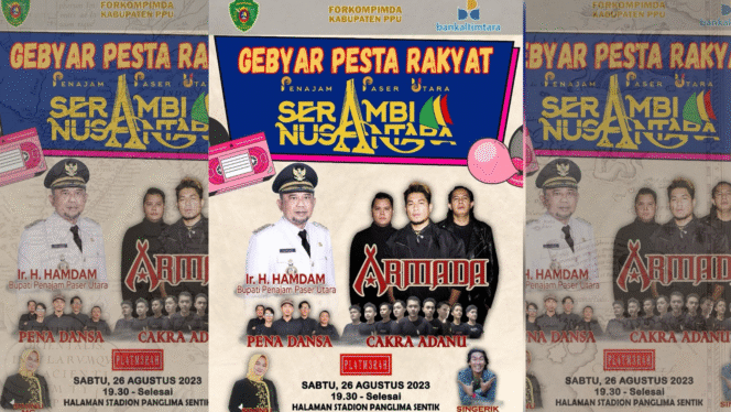 
					Poto: Poster Konser Armada di Kabupaten Penajam Paser Utara. (Dok. Istimewa) 
