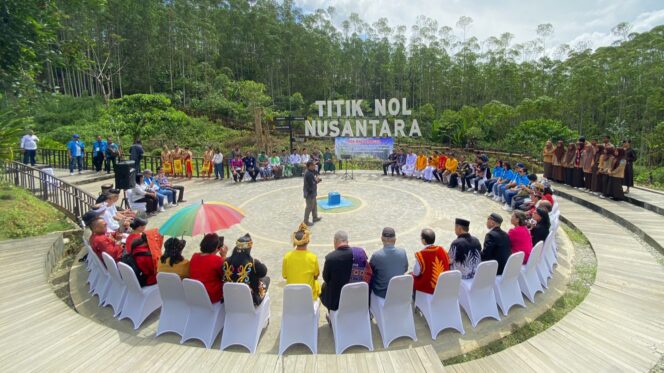 
					Poto: Kegiatan di Titik Nol Ibu Kota Negara (IKN) Nusantara. (DOK. Istimewa)