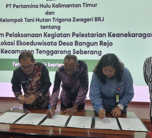 Dukung Pelestarian Keanekaragaman Hayati, PT Pertamina Hulu Kalimantan Timur Bersinergi dengan Pemerintah Kabupaten Kutai Kartanegara dan Kelompok Tani