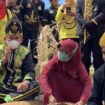 Foto: Ritual budaya larung jakit di Kecamatan Penajam pada Festival Adat Paser Nondoi tahun 2022. (DOK. CahayaBorneo.com)