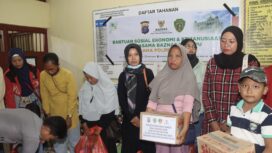 Foto: Polres Penajam Paser Utara (PPU) melaksanakan kegiatan bantuan sosial (bansos) kepada keluarga tahanan di Mapolres PPU, Jum’at (20/10/2023). (DOK. Istimewa)