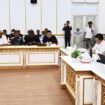 Foto: Puluhan sopir truk di Kabupaten Penajam Paser Utara (PPU) temui langsung Penjabat (Pj) Bupati PPU, Makmur Marbun di kantor bupati PPU, Rabu, (25/10/2023) pagi. (DOK. Istimewa)
