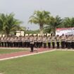 Foto: Ratusan personel gabungan apel pengamanan Pilkades Serentak 2023 di Mapolres PPU. (27/10). (DOK. Istimewa)