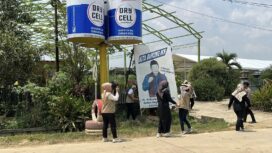 Foto: Satpol-PP dan Bawaslu Kabupaten Penajam Paser Utara menertibkan ratusan baliho kampanye pemilu 2024. (DOK. Istimewa)