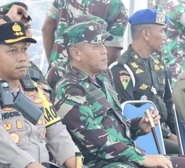 Apel Gelar Pasukan dalam Rangka Persiapan Pengamanan Kunjungan Presiden RI 1 Ke IKN Nusantara