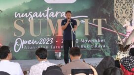 Foto: Otorita Ibu Kota Nusantara (OIKN) bersama para pengiat dan komunitas sumpit di Kalimantan Timur (Kaltim) menggelar Nusantara Sumpit Open 2023 sebagai upaya melestarikan budaya lokal di Kalimantan.  (DOK. Istimewa)