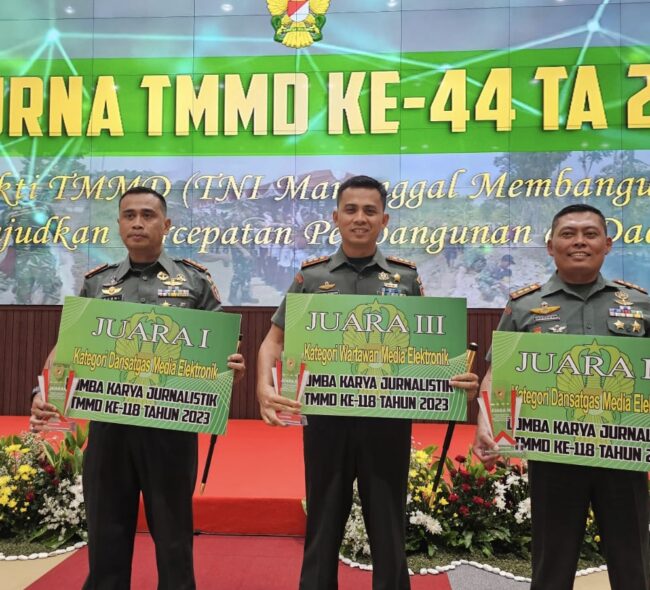 Kodim 1010/Tapin Berhasil Raih Juara 3 Lomba Karya Jurnalistik