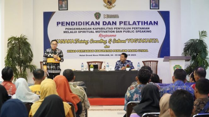 
					Foto: Dinas pertanian kabupaten PPU memberikan Pendidikan dan Pelatihan (Diklat) pengembangan kapabilitas penyuluh pertanian melalui spiritual motivation dan public speaking. (DOK. Istimewa)