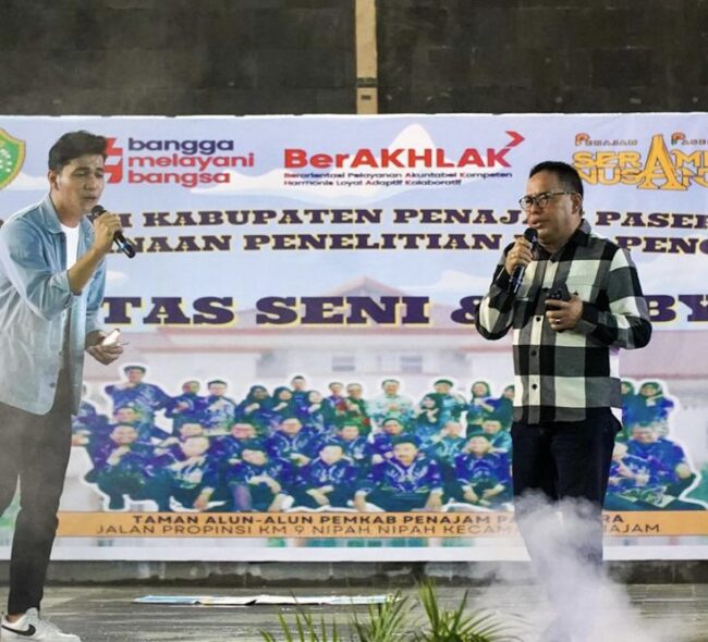 Agenda Rutin Malam Pentas Seni dan UMKM Pemda Didukung Masyarakat PPU