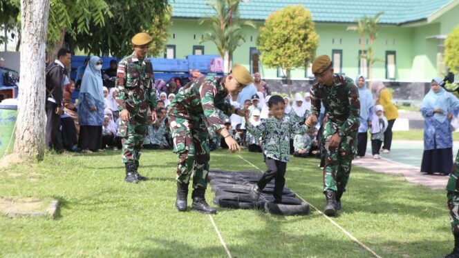 
					Kenalkan Profesi TNI AD, Satgas Pamtas Yonarhanud 8/MBC Terima Kunjungan Outing Class TK Islam Terpadu Ibnu Sina
