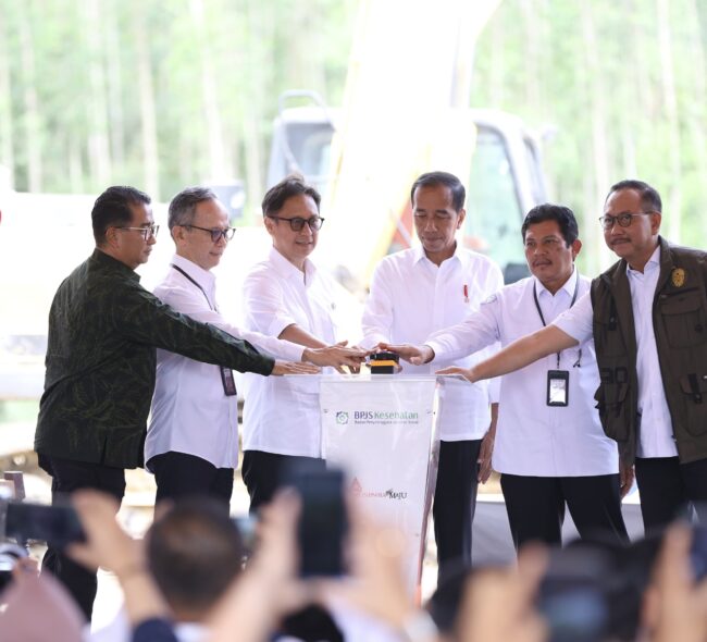 Presiden Joko Widodo Resmikan Groundbreaking Gedung BPJS Kesehatan di IKN