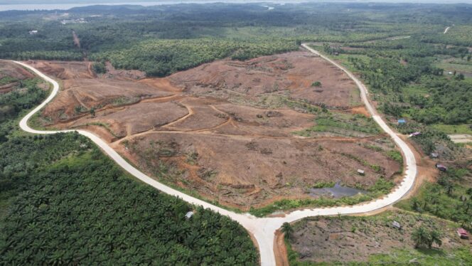 
					Foto: Kawasan pembangunan Bandara VVIP di Kabupaten Penajam Paser Utara (PPU). (DOK. Istimewa)