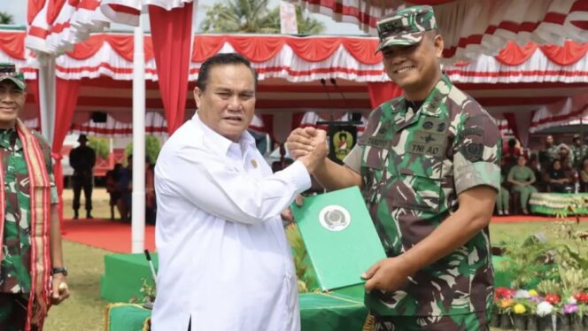 
					Foto: Wakasad Tutup TMMD Ke-119 Tahun 2024 di Kubar. (DOK. Istimewa)