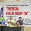 Poto: Bacalon Bupati PPU Mudyat Noor menggelar Diskusi “Tantangan Ibu Kota Nusantara”. (DOK. Cahayaborneo.com)