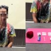 Foto: seorang pelaku K (43) berhasil diamankan bersama barang bukti berupa 3 paket narkotika jenis sabu-sabu. (DOK. Istimewa)