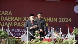 Foto: Sekda PPU Tohar Pimpin Upacara Peringatan Hari Otda Tahun 2024 di Penajam Paser Utara. (DOK. Istimewa)
