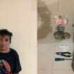 Foto: Pelaku pencirian kotak amal dan barnag bukti yang berhasil diamankan Polres PPU. (DOK. Istimewa)