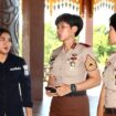 Foto: Sejumlah taruna Akademi Kepolisian (Akpol) melakukan kunjungan ke rumah adat Kuta Rakan Tatau yang terletak di Penajam Paser Utara. (DOK. Istimew)