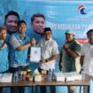 Foto: Bakal Calon (Bacalon) Wakil Bupati Peanajam Paser Utara (PPU), Ahmad Basir Kembali mendatangi Dewan Pimpinan Daerah (DPD) Partai Gelombang Rakyat Indonesia (GELORA). (DOK. CahayaBorneo.com)