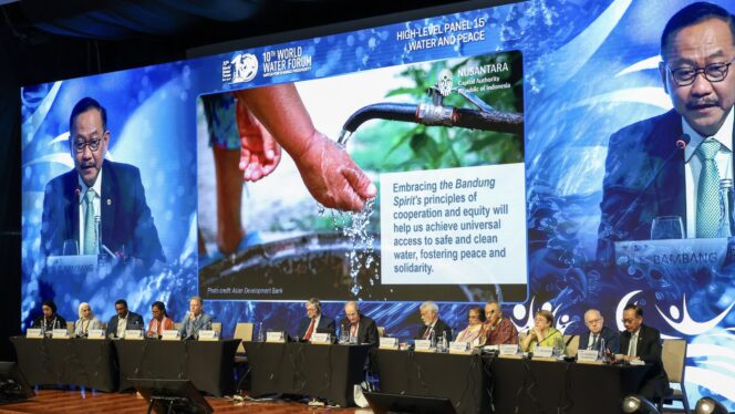 
					Foto: agenda World Water Forum ke-10 di BICC, Bali pada Selasa (21/05/2024). (DOK. Humas OIKN)