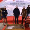 Foto: n Pj. Bupati PPU Makmur Marbun saat Ground Breaking kegiatan Hulu Migas oleh PT. Indosino Oil and Gas. (DOK. Istimewa)