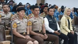 Foto: Peserta Latihan Integrasi Taruna Wreda (Latsitarda) Nusantara XLIV/2024 Yontarlat Kijang, Kabupaten Penajam Paser Utara (PPU) melakukan sosialisasi pencegahan, pemberantasan penyalahgunaan dan peredaran gelap narkotika. (DOK. CahayaBorneo.com)