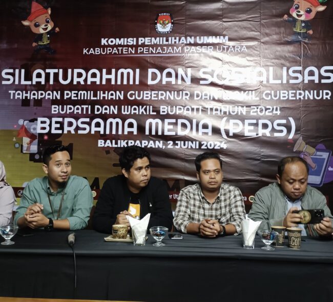 KPU PPU Gandeng Awak Media Sukseskan Pilkada 2024