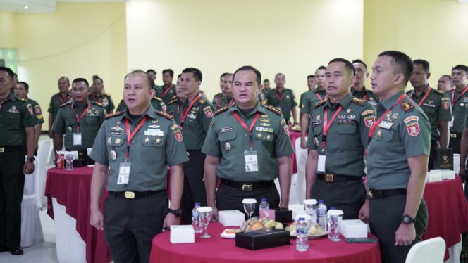 Foto: Kodam VI/Mulawarman menggelar sosialisasi tentang komponen ayapendukung untuk tahun anggaran 2024 di Balai Sudirman. (DOK. Istimewa)