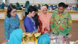 Foto: Dinas Perindustrian Perdagangan Koperasi dan Usaha Kecil Menengah (Disperindagkop UKM) Kabupaten Penajam Paser Utara (PPU) menggelar sosialisasi. (DOK. Istimewa)