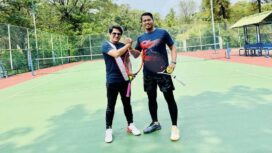 Foto: Calon ketua umum foto: Benny Harianto Simangunson dan Andi Fajar Asti, Ketua Tim pemenangan NH. (DOK. Istimewa)