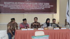 Foto: KPU PPU Gelar Rekapitulasi penghitungan ulang surat suara diselenggarakan di Aula KPU PPU pada Jumat (28/6/2024). (DOK. CahayaBorneo.com