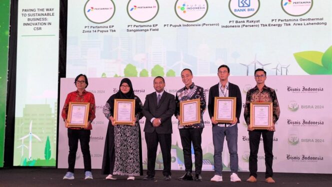 
					Foto: Kegiatan Bisnis Indonesia Corporate Social Responsibility Awards (BISRA). (DOK. Istimewa)