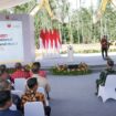 Foto: Presiden Republik Indonesia, Joko Widodo melaksanakan groundbreaking Nusantara International Convention Center and Hotel. (DOK. Humas OIKN)